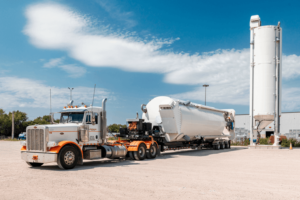 Portable Cement Silo for fly ash, lime, and cement
